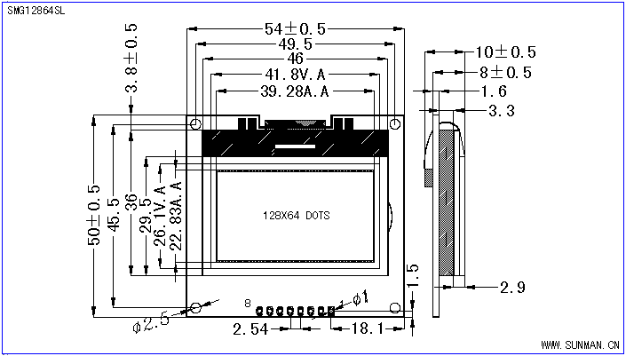 SMG12864SL(bio)(zhn)Dc(din)Һ@ʾģK(LCM)ʾDƬ