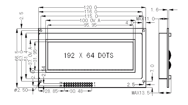 SMG19264E(bio)(zhn)Dc(din)Һ@ʾģK(LCM)ʾDƬ